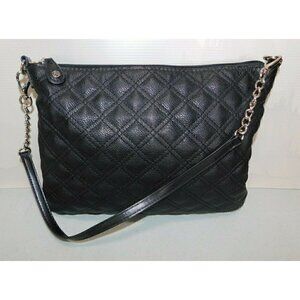 S2 satchel, shoulder bag, padded black man made materials